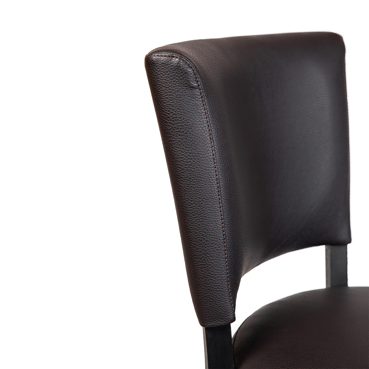 Stühle für Restaurant Minu Braun Kunstleder Hotel Bistro-ING10536