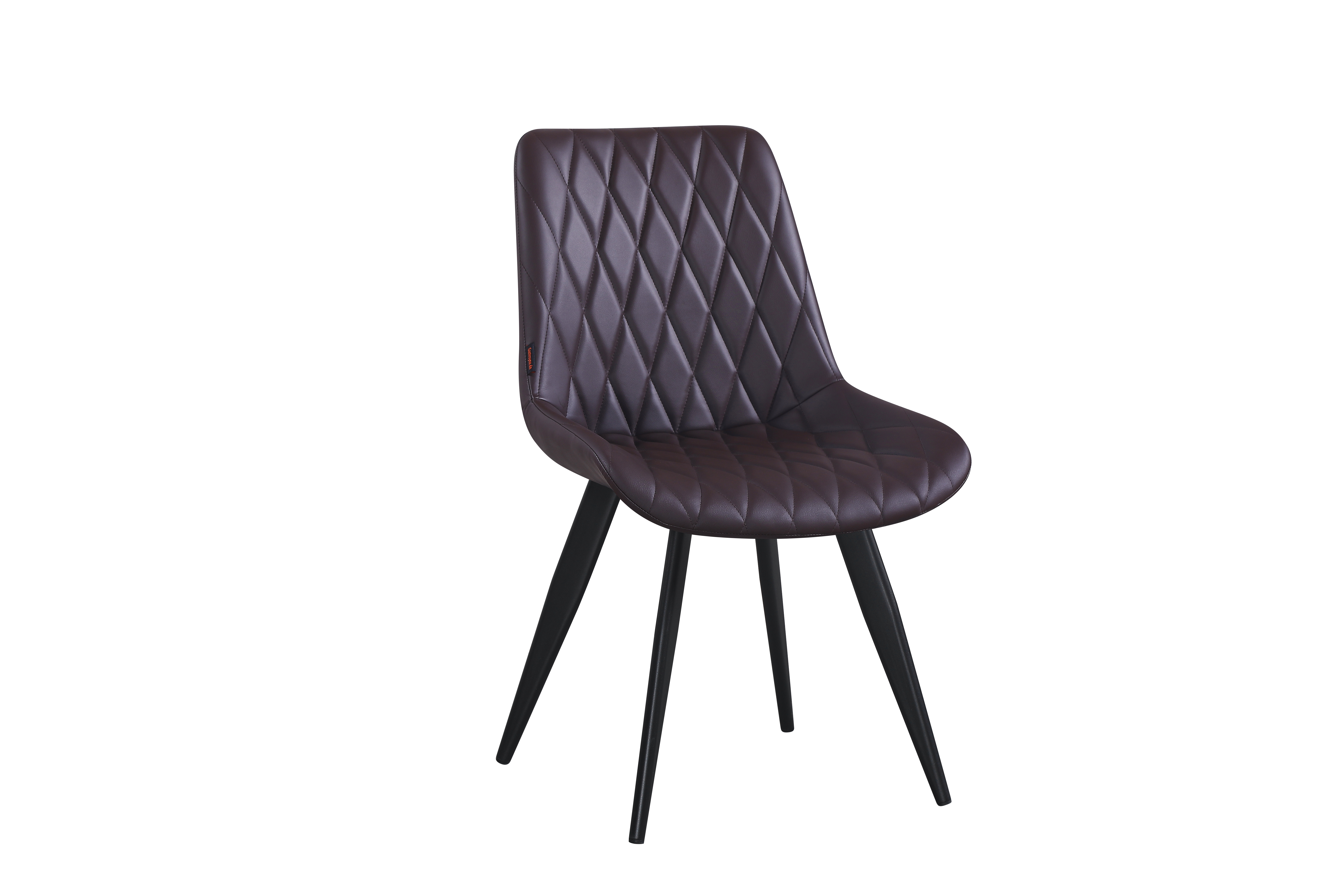 Restaurant Bistro Stuhl Kunstleder Dunkelbraun gepolstert Scarlet