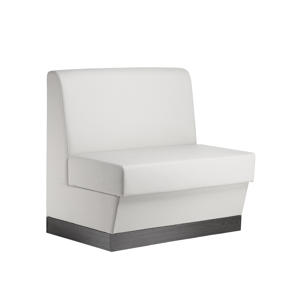 Gastrobank 60cm Dola Weiss Kunstleder Florenz Sitzbank Dinerbank