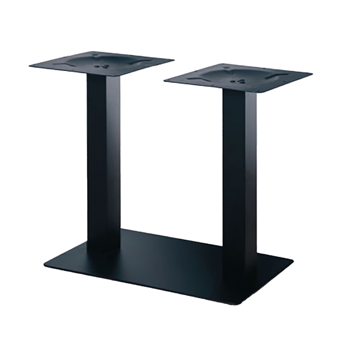 Restaurant Bistro Tischbein TB2 Schwarz 2-beinig