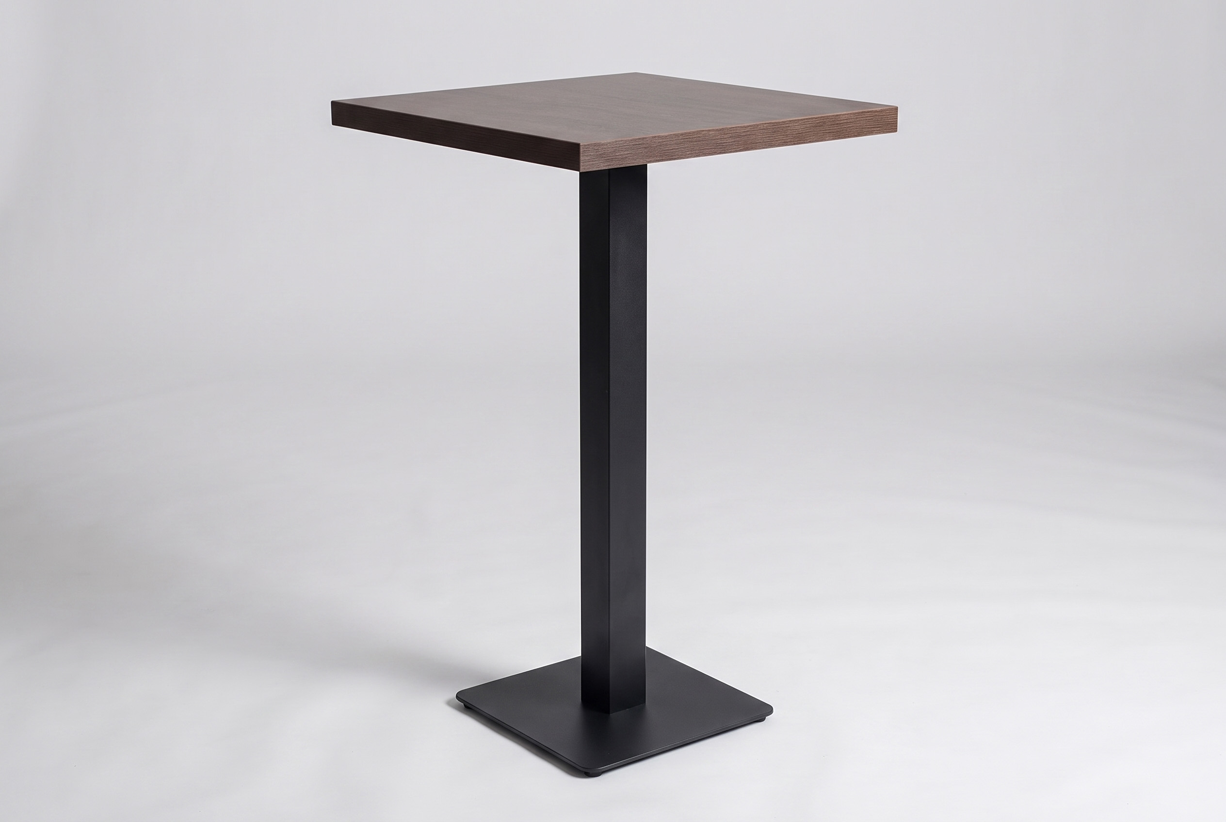 Yüksek masa 100x70cm meşe açık ahşap görünümlü yüksek masa bar masası