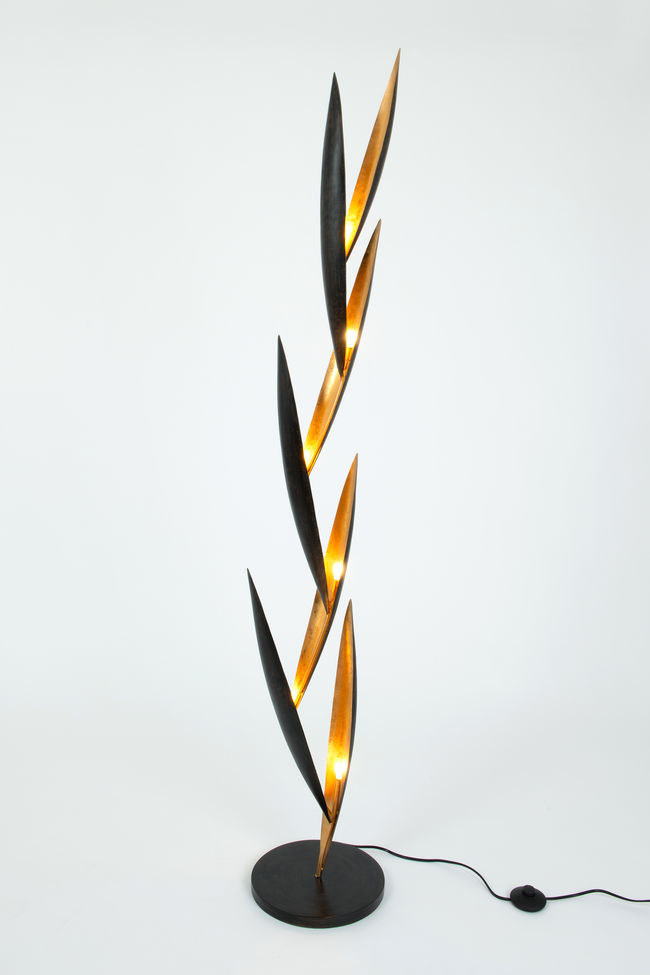 Stehlampe 6-flammig Fortuma Gold Black