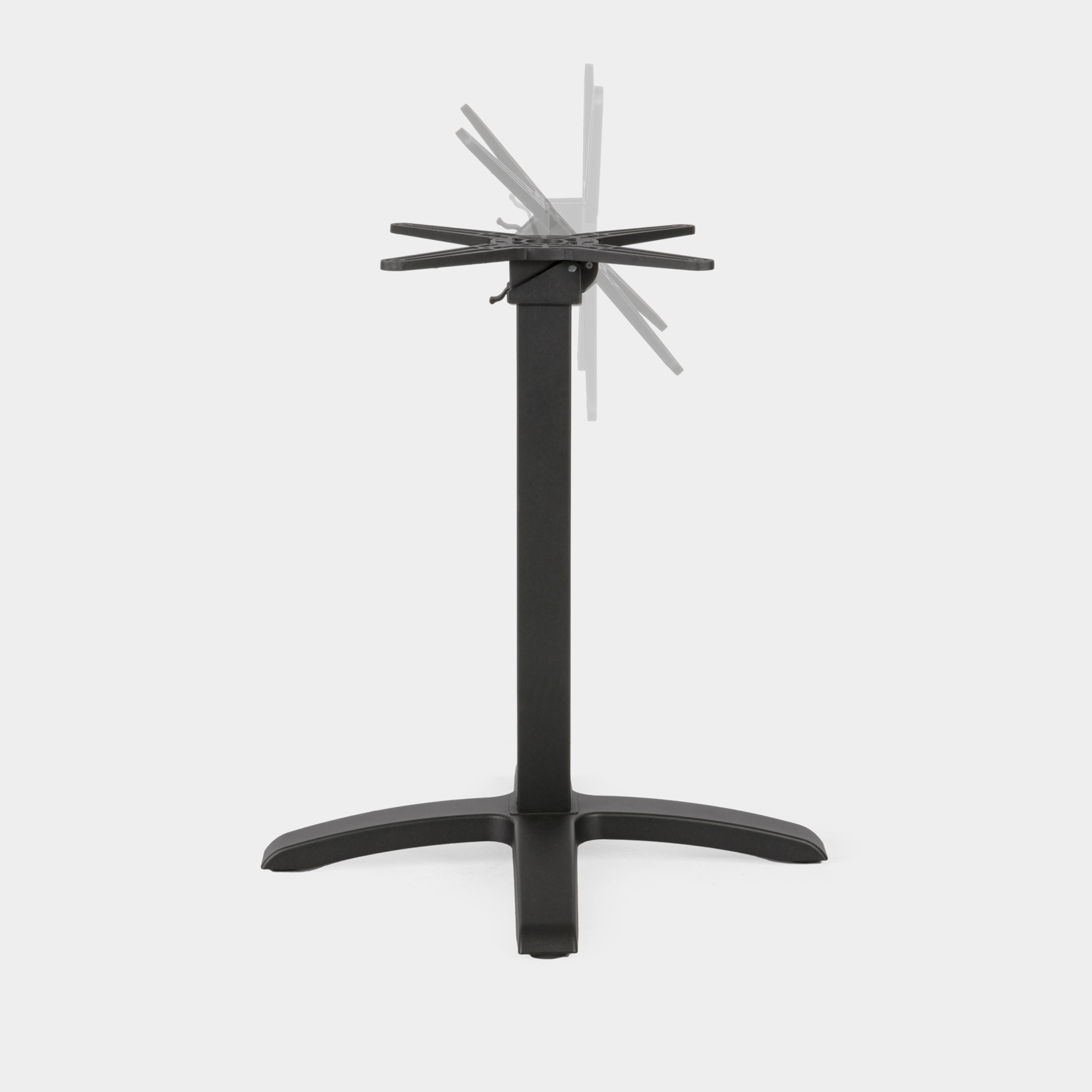 Tischgestell Bistro Tischbeine Untergestell Schwarz Klappbar TK3